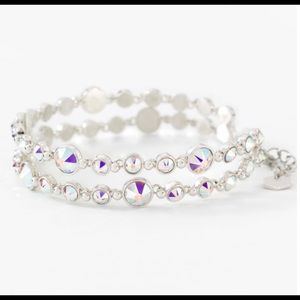 Touchstone Crystal by Swarovski Crystal Aurore Boreale Glam Bracelet